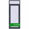 Ціноутворення Вхідні двері 900x2270 мм REHAU Euro-Design 60 ANTHRACITE_GREY_STRUKTURAL з двох сторін. Ціна: ₴25,693.81
