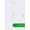 Ціноутворення Вхідні двері 1400x2100 мм REHAU Euro-Design 60 Білий (RAL 9016) з двох сторін. Ціна: ₴27,205.76