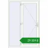 Ціноутворення Вхідні двері 1400x2100 мм REHAU Euro-Design 60 Білий (RAL 9016) з двох сторін. Ціна: ₴29,359.00