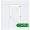 Ціноутворення Вхідні двері 2200x2400 мм REHAU Brillant-Design Білий (RAL 9016) з двох сторін. Ціна: ₴39,058.67