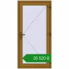 Ціноутворення Вхідні двері 940x1900 мм REHAU Euro-Design 60 LIGHT_OAK з двох сторін. Ціна: ₴25,519.55
