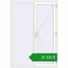 Ціноутворення Вхідні двері 1600x2300 мм REHAU Euro-Design 60 Білий (RAL 9016) з двох сторін. Ціна: ₴31,331.38