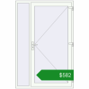 Ціноутворення Вхідні двері 1400x2100 мм REHAU Euro-Design 60 Білий (RAL 9016) з двох сторін. Ціна: $581.70