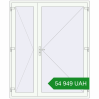 Ціноутворення Вхідні двері 1800x2200 мм REHAU Brillant-Design Білий (RAL 9016) з двох сторін. Ціна: ₴54,948.95