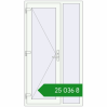 Ціноутворення Вхідні двері 1100x2000 мм REHAU Euro-Design 60 Білий (RAL 9016) з двох сторін. Ціна: ₴25,036.30