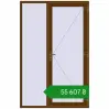 Ціноутворення Вхідні двері 1550x2400 мм REHAU SYNEGO WALNUT з двох сторін. Ціна: ₴55,606.85