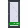 Ціноутворення Вхідні двері 900x2000 мм REHAU Euro-Design 60 ANTHRACITE_GREY_STRUKTURAL з двох сторін. Ціна: ₴24,247.50