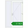 Ціноутворення Вхідні двері 1320x2060 мм REHAU Brillant-Design Білий (RAL 9016) з двох сторін. Ціна: ₴27,786.12
