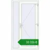 Ціноутворення Вхідні двері 1100x2000 мм REHAU Brillant-Design Білий (RAL 9016) з двох сторін. Ціна: ₴33,325.86