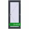 Ціноутворення Вхідні двері 850x1950 мм REHAU Euro-Design 60 ANTHRACITE_GREY_STRUKTURAL з двох сторін. Ціна: ₴23,423.16