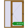 Ціноутворення Вхідні двері 1500x2100 мм REHAU Euro-Design 60 LIGHT_OAK з двох сторін. Ціна: ₴28,075.19