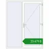 Ціноутворення Вхідні двері 1600x2100 мм REHAU Euro-Design 60 Білий (RAL 9016) з двох сторін. Ціна: ₴23,478.68