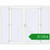 Ціноутворення Вхідні двері 2700x2100 мм REHAU Euro-Design 60 Білий (RAL 9016) з двох сторін. Ціна: ₴57,217.95