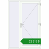 Ціноутворення Вхідні двері 1500x2200 мм REHAU Euro-Design 60 Білий (RAL 9016) з двох сторін. Ціна: ₴22,314.86