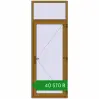 Ціноутворення Вхідні двері 1000x2700 мм REHAU Brillant-Design LIGHT_OAK з двох сторін. Ціна: ₴40,569.85