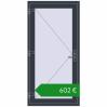 Ціноутворення Вхідні двері 920x1850 мм REHAU Euro-Design 60 ANTHRACITE_GREY_STRUKTURAL з двох сторін. Ціна: €601.66