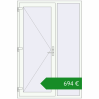 Ціноутворення Вхідні двері 1400x2100 мм REHAU Euro-Design 60 Білий (RAL 9016) з двох сторін. Ціна: €694.43