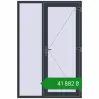 Ціноутворення Вхідні двері 1400x2100 мм REHAU Brillant-Design ANTHRACITE_GREY_STRUKTURAL з двох сторін. Ціна: ₴41,881.98