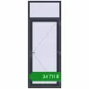 Ціноутворення Вхідні двері 950x2500 мм REHAU Brillant-Design ANTHRACITE_GREY_STRUKTURAL з двох сторін. Ціна: ₴34,710.85
