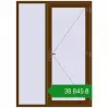 Ціноутворення Вхідні двері 1500x2100 мм REHAU Brillant-Design WALNUT з двох сторін. Ціна: ₴38,844.69