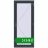 Ціноутворення Вхідні двері 900x2100 мм REHAU Euro-Design 60 ANTHRACITE_GREY_STRUKTURAL ззовні. Ціна: ₴24,347.80