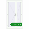 Ціноутворення Вхідні двері 1200x2200 мм REHAU Euro-Design 60 Білий (RAL 9016) з двох сторін. Ціна: €852.77