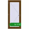 Ціноутворення Вхідні двері 920x2000 мм REHAU Euro-Design 60 WALNUT ззовні. Ціна: ₴26,117.11