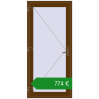 Ціноутворення Вхідні двері 950x2050 мм REHAU Brillant-Design WALNUT ззовні. Ціна: €773.63