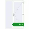 Ціноутворення Вхідні двері 1400x2100 мм REHAU Brillant-Design Білий (RAL 9016) з двох сторін. Ціна: €963.20