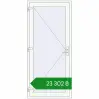 Ціноутворення Вхідні двері 1000x2200 мм REHAU Euro-Design 60 Білий (RAL 9016) з двох сторін. Ціна: ₴23,302.18