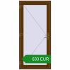 Ціноутворення Вхідні двері 950x2050 мм REHAU Euro-Design 60 WALNUT з двох сторін. Ціна: €633.30