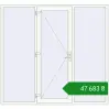 Ціноутворення Вхідні двері 2300x2150 мм REHAU Brillant-Design Білий (RAL 9016) з двох сторін. Ціна: ₴47,683.38