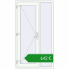 Ціноутворення Вхідні двері 1100x2000 мм REHAU Euro-Design 60 Білий (RAL 9016) з двох сторін. Ціна: €642.31