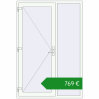 Ціноутворення Вхідні двері 1450x2150 мм REHAU Euro-Design 60 Білий (RAL 9016) з двох сторін. Ціна: €769.05