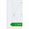 Ціноутворення Вхідні двері 1200x2200 мм REHAU Euro-Design 60 Білий (RAL 9016) з двох сторін. Ціна: ₴27,104.63