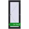 Ціноутворення Вхідні двері 900x2100 мм REHAU Euro-Design 60 BLACK_ULTI-MATT з двох сторін. Ціна: ₴24,756.07