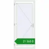 Ціноутворення Entrance doors 1000x2300 mm REHAU Euro-Design 60 RAL 9016 Traffic white two-sided. Ціна: ₴21,368.05