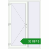 Ціноутворення Вхідні двері 1450x2150 мм REHAU Euro-Design 60 Білий (RAL 9016) з двох сторін. Ціна: ₴32,086.76