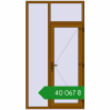 Ціноутворення Вхідні двері 1300x2400 мм REHAU Euro-Design 60 GOLDEN OAK з двох сторін. Ціна: ₴40,066.76