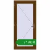 Ціноутворення Вхідні двері 920x2000 мм REHAU Euro-Design 60 WALNUT ззовні. Ціна: ₴27,982.61