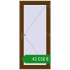 Ціноутворення Вхідні двері 950x2100 мм REHAU SYNEGO WALNUT з двох сторін. Ціна: ₴42,058.24