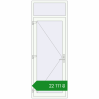Ціноутворення Вхідні двері 900x2450 мм REHAU Euro-Design 60 Білий (RAL 9016) з двох сторін. Ціна: ₴22,111.25