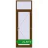 Ціноутворення Вхідні двері 900x2600 мм REHAU Euro-Design 60 WALNUT з двох сторін. Ціна: ₴30,399.22