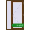 Ціноутворення Вхідні двері 1200x2000 мм REHAU Brillant-Design WALNUT з двох сторін. Ціна: ₴38,651.29