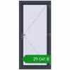 Ціноутворення Вхідні двері 980x2100 мм REHAU Euro-Design 60 ANTHRACITE_GREY_STRUKTURAL з двох сторін. Ціна: ₴29,040.94