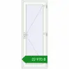 Ціноутворення Вхідні двері 800x2100 мм REHAU Euro-Design 60 ANTHRACITE_GREY_STRUKTURAL ззовні. Ціна: ₴22,970.44