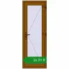 Ціноутворення Вхідні двері 670x1900 мм REHAU Euro-Design 60 GOLDEN OAK з двох сторін. Ціна: ₴26,311.49