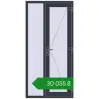 Ціноутворення Вхідні двері 1010x2050 мм REHAU Euro-Design 60 ANTHRACITE_GREY_STRUKTURAL ззовні. Ціна: ₴30,055.46