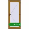 Ціноутворення Вхідні двері 900x2100 мм REHAU Euro-Design 60 LIGHT_OAK з двох сторін. Ціна: ₴28,479.01
