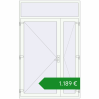 Ціноутворення Вхідні двері 1630x2600 мм REHAU Euro-Design 60 Білий (RAL 9016) з двох сторін. Ціна: €1,189.37